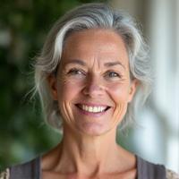 Portrait of Lyra Sharma, a compassionate meditation teacher